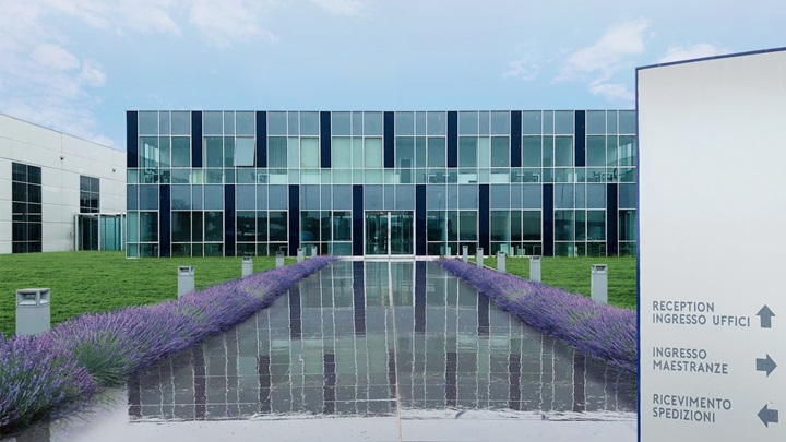 Lavender fields company seen from infront